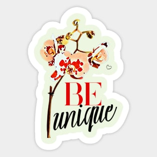 Be Unique Sticker